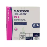 Macrogol Biogaran 10 G, Poudre Pour Solution Buvable En Sachet-dose à OLIVET