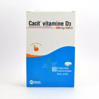 Cacit Vitamine D3 500 Mg/440 Ui, Comprimé à Sucer Ou à Croquer à OLIVET