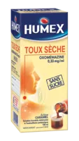 Humex 0,33 Mg/ml Solution Buvable Toux Sèche Oxomemazine Sans Sucre édulcorée à L'acésulfame Potassique Fl/150ml à OLIVET