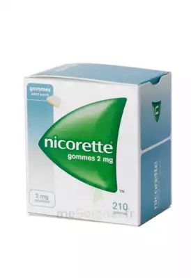 Nicorette 2 Mg Gom à Mâcher Médic Sans Sucre Plq/210gom à OLIVET