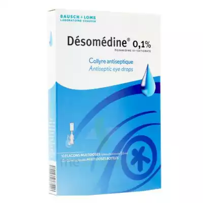 Desomedine 0,1 % Collyre Sol 10fl/0,6ml à OLIVET
